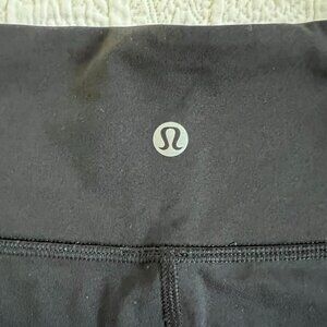 Lululemon Black Capri Leggings High Rise Size 4